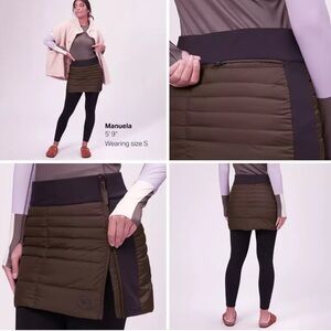 Backcountry XS Green Black Stansbury‎ Down Skirt Allied Feather Down insulation